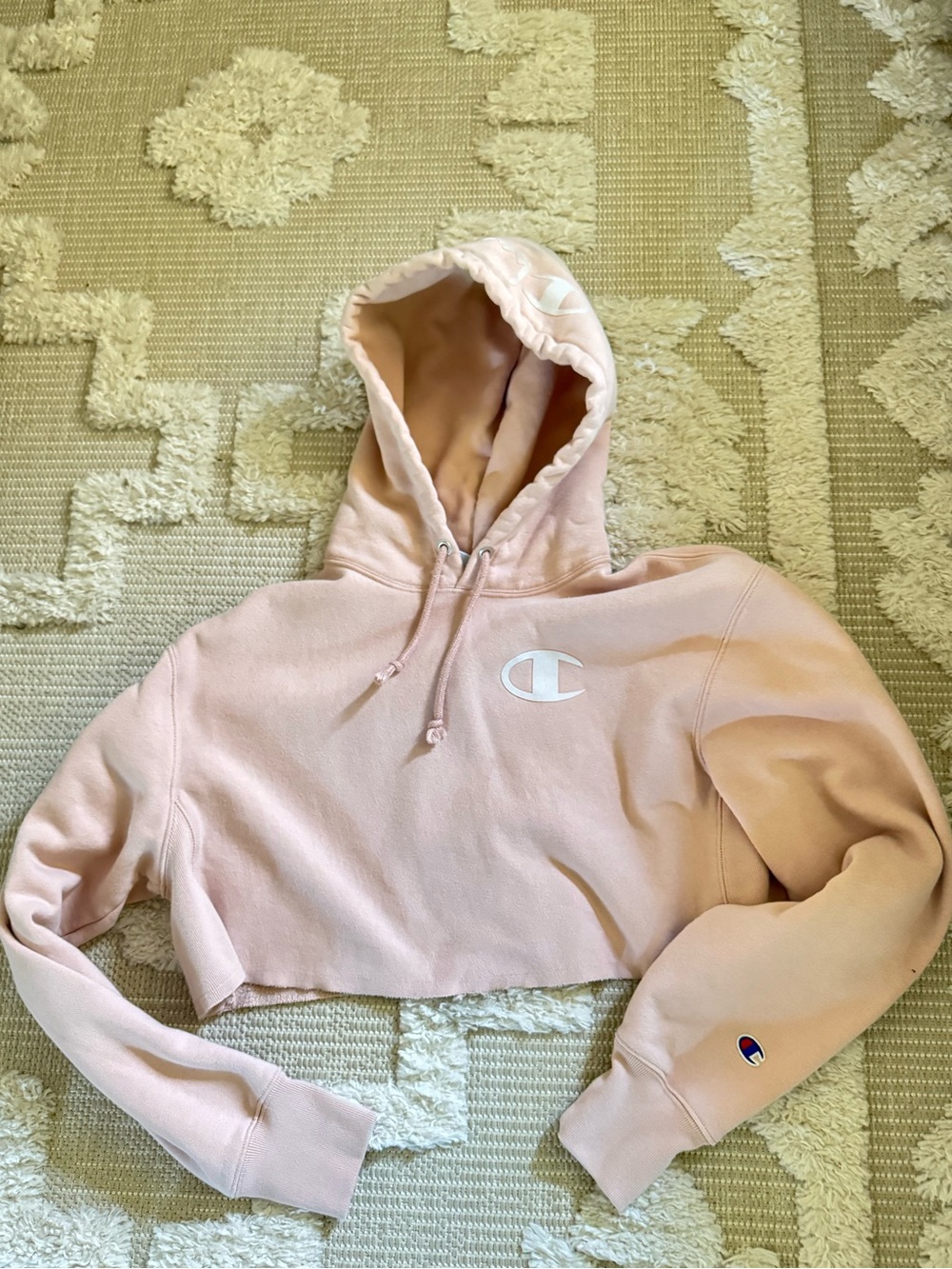 Champion Light Pink Reverse Weave Hoodie